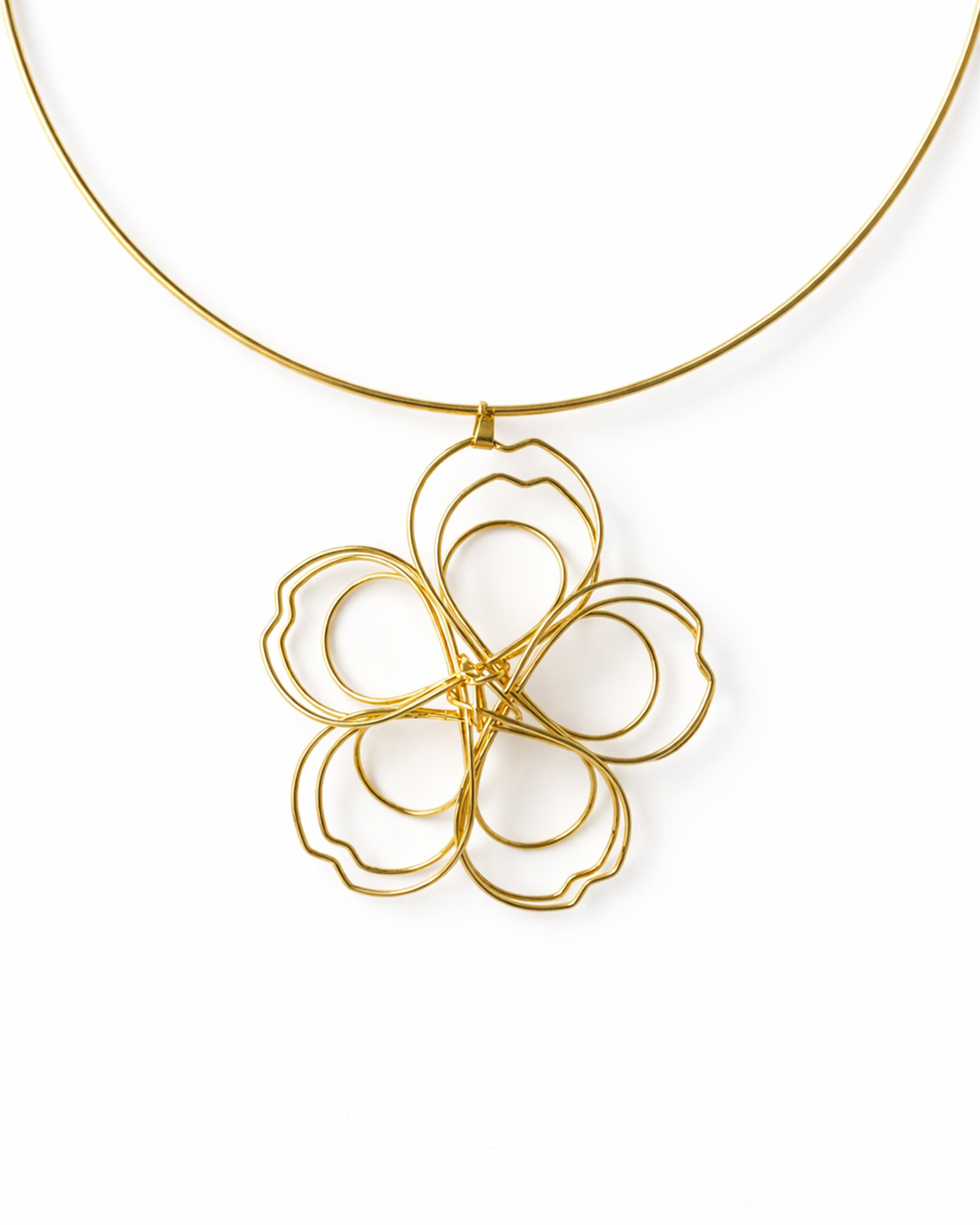 ✨ Colar choker floral
