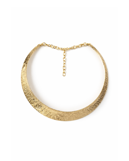✨ choker aro chapa larga matelada banhado