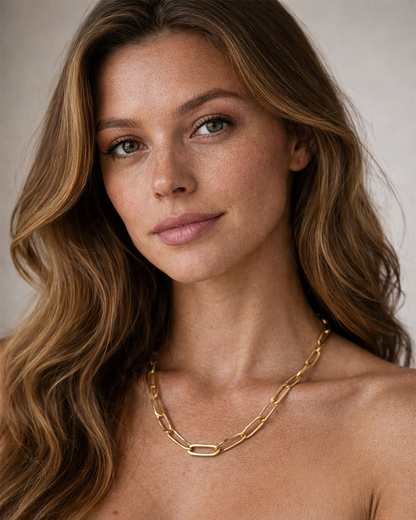 ✨Colar choker elos cartier largo liso